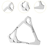 Maxbell Triangle Hanger Hook Portable Tent Light Hanger for Camping Outdoor Survival Argent