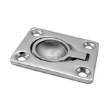 Maxbell Flush Ring Pull Handle Stainless Steel Boat Hatch Latch for Locker Boat Door