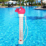 Maxbell Pool Thermometer Temperature Measurement System for Fish Ponds Bath Pond SPA Rose Red