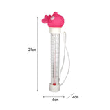 Maxbell Pool Thermometer Temperature Measurement System for Fish Ponds Bath Pond SPA Rose Red