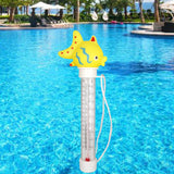 Maxbell Pool Thermometer Temperature Measurement System for Fish Ponds Bath Pond SPA Yellow