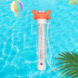 Maxbell Pool Thermometer Temperature Measurement System for Fish Ponds Bath Pond SPA Orange