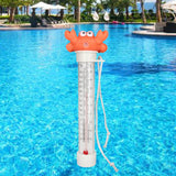 Maxbell Pool Thermometer Temperature Measurement System for Fish Ponds Bath Pond SPA Orange