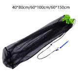 Maxbell Fishing Net Bag Folding Outdoor Carp Fishing with Ground Plug Mesh Baits Bag 40x80cm