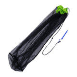 Maxbell Fishing Net Bag Folding Outdoor Carp Fishing with Ground Plug Mesh Baits Bag 40x80cm