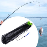 Maxbell Fishing Net Bag Folding Outdoor Carp Fishing with Ground Plug Mesh Baits Bag 60x150cm