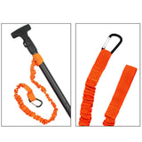 Maxbell Kayak Paddle Leash Tether Leash Tool Lanyard for Kayaking Surfboard Canoeing Orange