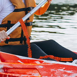 Maxbell Kayak Paddle Leash Tether Leash Tool Lanyard for Kayaking Surfboard Canoeing Orange