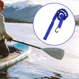 Maxbell Kayak Paddle Leash Tether Leash Tool Lanyard for Kayaking Surfboard Canoeing Blue