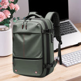 Maxbell Computer Backpack Waterproof Lightweight Multifunctional Rucksack for Hiking Green