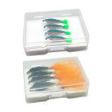 Maxbell 4 Pieces Fly Fishing Flies Lure Set with Hooks for Trout Trout Fishing Lures orange