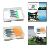 Maxbell 4 Pieces Fly Fishing Flies Lure Set with Hooks for Trout Trout Fishing Lures orange