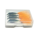 Maxbell 4 Pieces Fly Fishing Flies Lure Set with Hooks for Trout Trout Fishing Lures orange