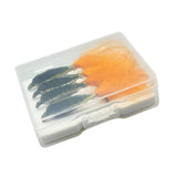 Maxbell 4 Pieces Fly Fishing Flies Lure Set with Hooks for Trout Trout Fishing Lures orange