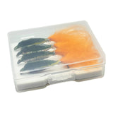 Maxbell 4 Pieces Fly Fishing Flies Lure Set with Hooks for Trout Trout Fishing Lures orange