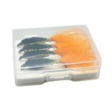 Maxbell 4 Pieces Fly Fishing Flies Lure Set with Hooks for Trout Trout Fishing Lures orange