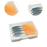 Maxbell 4 Pieces Fly Fishing Flies Lure Set with Hooks for Trout Trout Fishing Lures orange