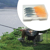 Maxbell 4 Pieces Fly Fishing Flies Lure Set with Hooks for Trout Trout Fishing Lures orange