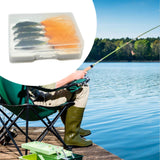Maxbell 4 Pieces Fly Fishing Flies Lure Set with Hooks for Trout Trout Fishing Lures orange