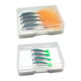 Maxbell 4 Pieces Fly Fishing Flies Lure Set with Hooks for Trout Trout Fishing Lures orange