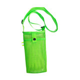 Maxbell Water Bottle Holder Mesh Lightweight for Travel Essentials Sports Travelling Green