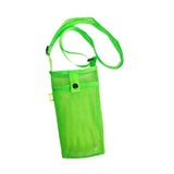 Maxbell Water Bottle Holder Mesh Lightweight for Travel Essentials Sports Travelling Green