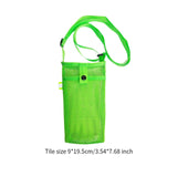 Maxbell Water Bottle Holder Mesh Lightweight for Travel Essentials Sports Travelling Green