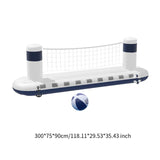 Maxbell Inflatable Pool Volleyball Set Fun Volleyball Net for Children Parent 300cmx75cmx90cm