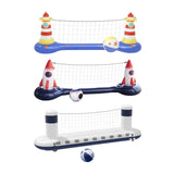 Maxbell Inflatable Pool Volleyball Set Fun Volleyball Net for Children Parent 300cmx75cmx90cm