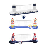 Maxbell Inflatable Pool Volleyball Set Fun Volleyball Net for Children Parent 300cmx75cmx90cm