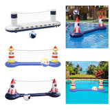 Maxbell Inflatable Pool Volleyball Set Fun Volleyball Net for Children Parent 300cmx75cmx90cm