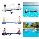 Maxbell Inflatable Pool Volleyball Set Fun Volleyball Net for Children Parent 300cmx75cmx90cm