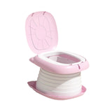 Maxbell Baby Potty Chair Garbage Bag Slot Travel Nonslip Multifunction Potty Seat pink