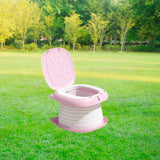 Maxbell Baby Potty Chair Garbage Bag Slot Travel Nonslip Multifunction Potty Seat pink