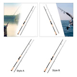 Maxbell Fishing Rod Portable Freshwater Saltwater EVA Handle Ultralight Fishing Pole Style A