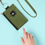 Maxbell RFID Blocking Wallet Portable Travel Accessory Travel Wallet for Travel Trip Green