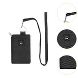 Maxbell RFID Blocking Wallet Portable Travel Accessory Travel Wallet for Travel Trip Black