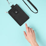 Maxbell RFID Blocking Wallet Portable Travel Accessory Travel Wallet for Travel Trip Black