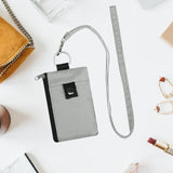 Maxbell RFID Blocking Wallet Portable Travel Accessory Travel Wallet for Travel Trip Gray