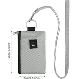 Maxbell RFID Blocking Wallet Portable Travel Accessory Travel Wallet for Travel Trip Gray