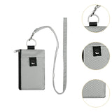 Maxbell RFID Blocking Wallet Portable Travel Accessory Travel Wallet for Travel Trip Gray