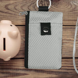 Maxbell RFID Blocking Wallet Portable Travel Accessory Travel Wallet for Travel Trip Gray