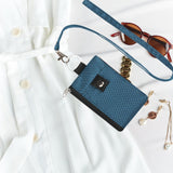 Maxbell RFID Blocking Wallet Portable Travel Accessory Travel Wallet for Travel Trip Blue