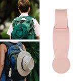 Maxbell Magnetic Hat Clip for Travel Hands Free Sun Hat Clips for Purse Luggage Tote Pink