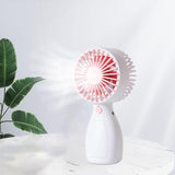 Maxbell Handheld Small Fan USB Rechargeable Tabletop Fan for Hiking Home Backpacking