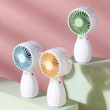 Maxbell Handheld Small Fan USB Rechargeable Tabletop Fan for Hiking Home Backpacking