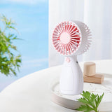 Maxbell Handheld Small Fan USB Rechargeable Tabletop Fan for Hiking Home Backpacking