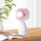 Maxbell Handheld Small Fan USB Rechargeable Tabletop Fan for Hiking Home Backpacking