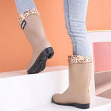 Maxbell Womens Rain Boots Waterproof Versatile Rainboots for Outdoor Fishing Camping EU Size 37