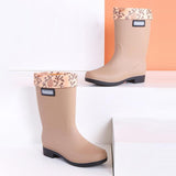 Maxbell Womens Rain Boots Waterproof Versatile Rainboots for Outdoor Fishing Camping EU Size 38